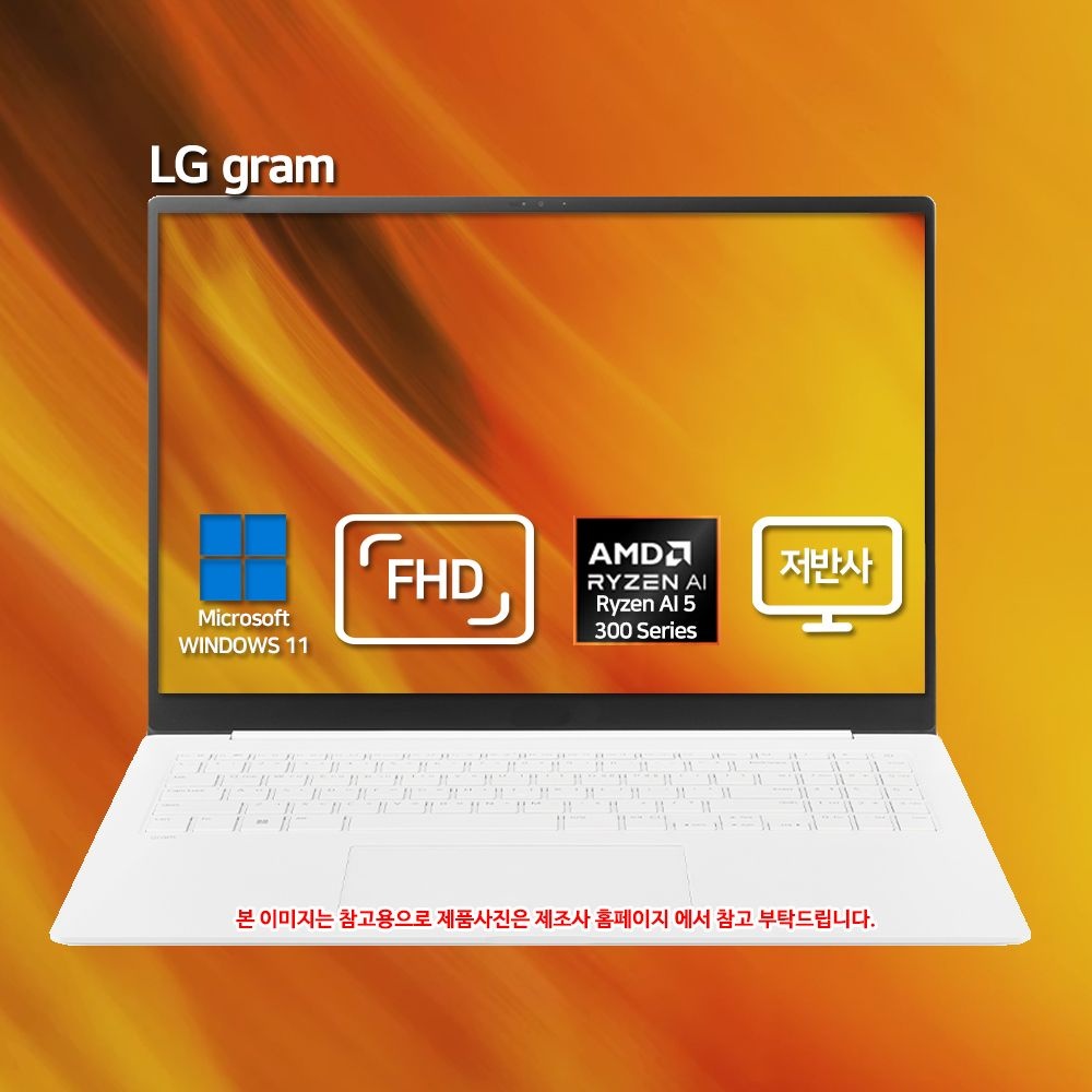 LG전자 2025 그램 AI 15 라이젠 5 15ZD80T-GX56K SSD 1TB 교체 윈 11 홈 설치