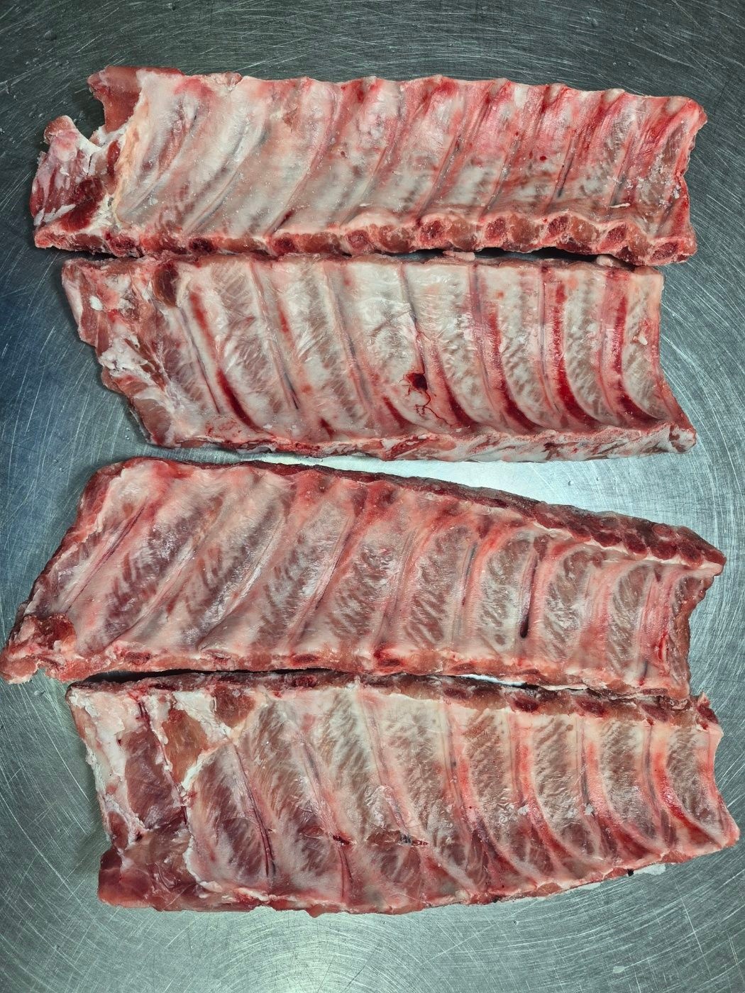 [오늘출발] (한마음 미트) 수입산 돼지 살밥많은 프랑스버나드 등갈비 폭립 찜 구이 2kg, 4kg, 10kg (1번컷팅) (냉동)