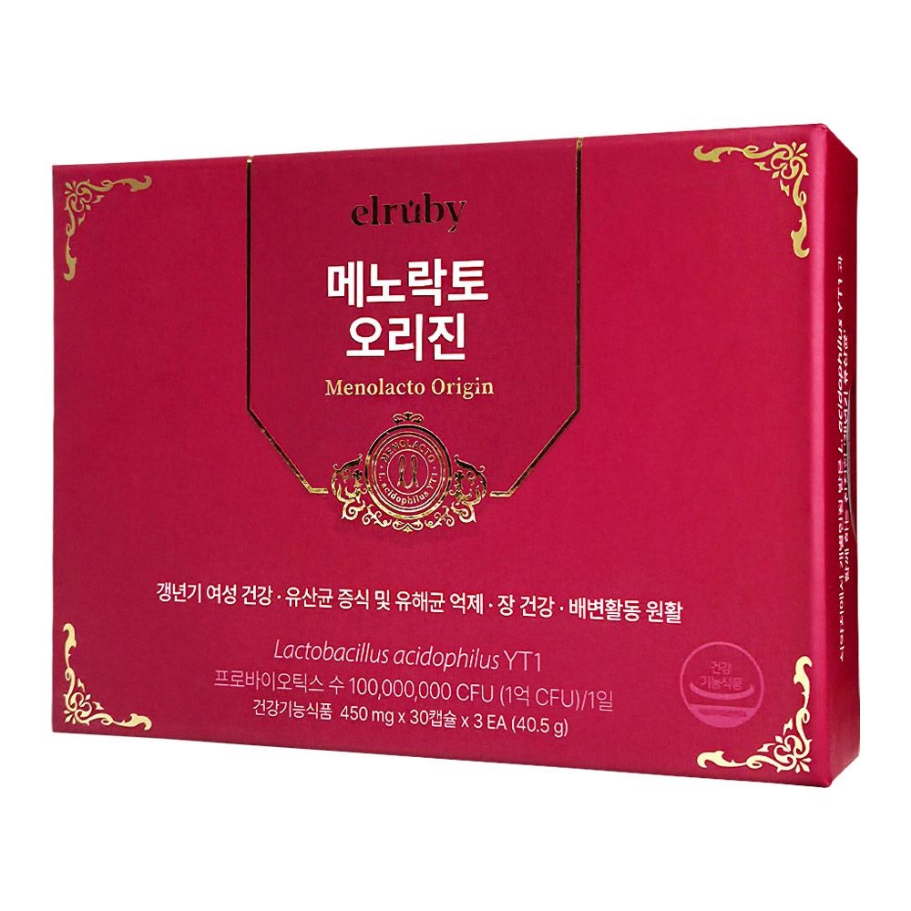 [오늘출발] 휴온스N 휴온스 엘루비 메노락토 오리진 유산균 90캡슐 여성 갱년기 유산균