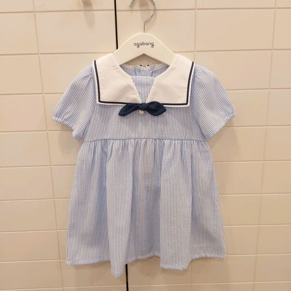 [아가방 (패플)] [아가방]NC청주점 26년여름신상 샤샤 시어서커 ST 마린 OP 01T324001 ECJ