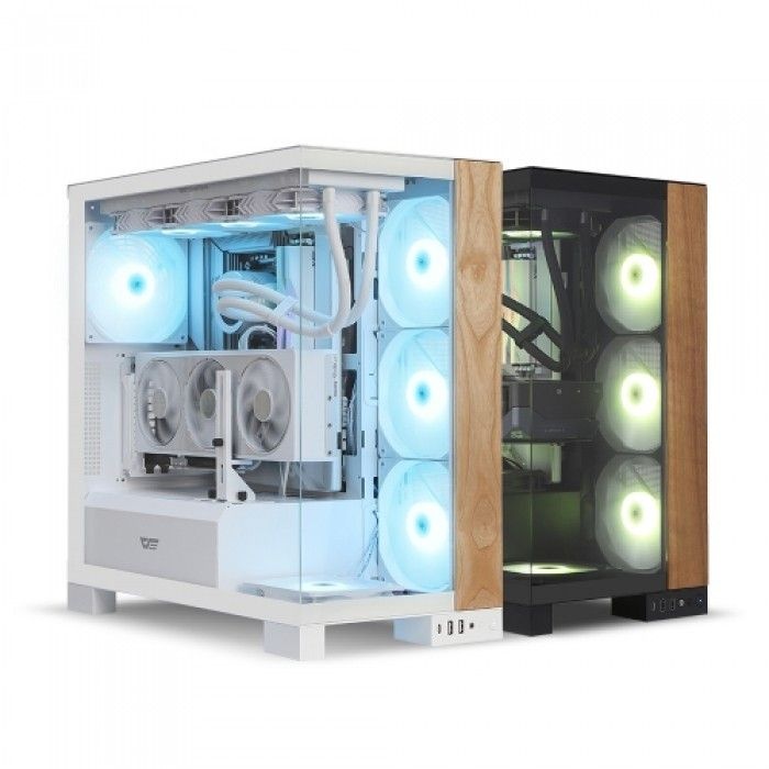 darkFlash DS900XL 우드 ARGB (화이트)