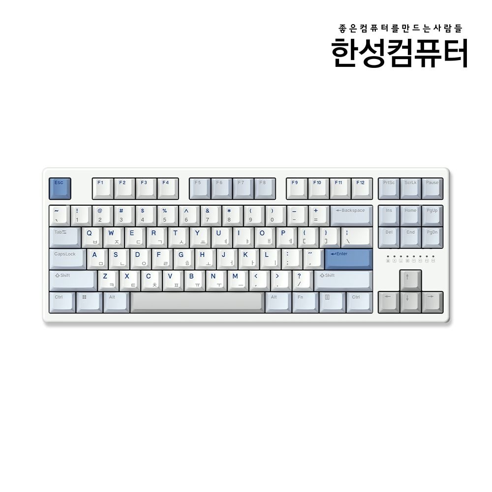 [오늘출발] 한성컴퓨터 TFG Magnetox 2XL 듀얼 8K 자석축 게이밍 키보드 그레이레이니 POLARIS2 35g