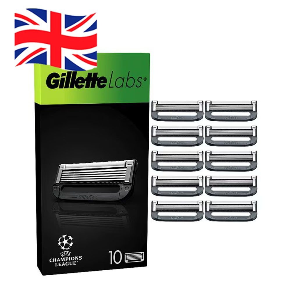 [해외] 10개입 질레트 랩스 히티드 면도날, Gillette Labs Blades Refill 10 Pack