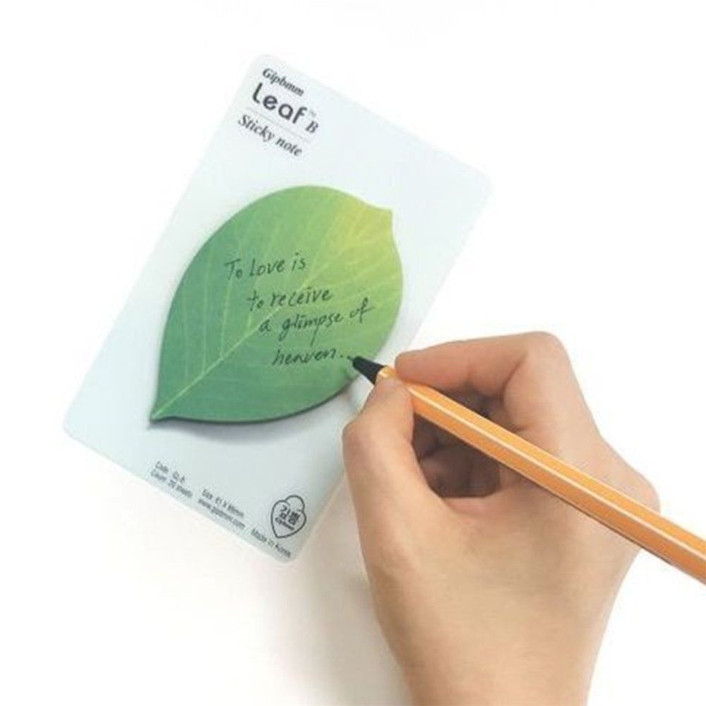 [LLON] LEAF B 스티키메모지 예쁜메모지 모니터메모