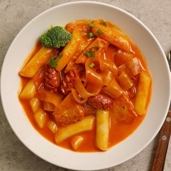 [오늘출발] 사계절 떡볶이 밀키트 로제-매콤한맛 (밀떡) 510g x 5개