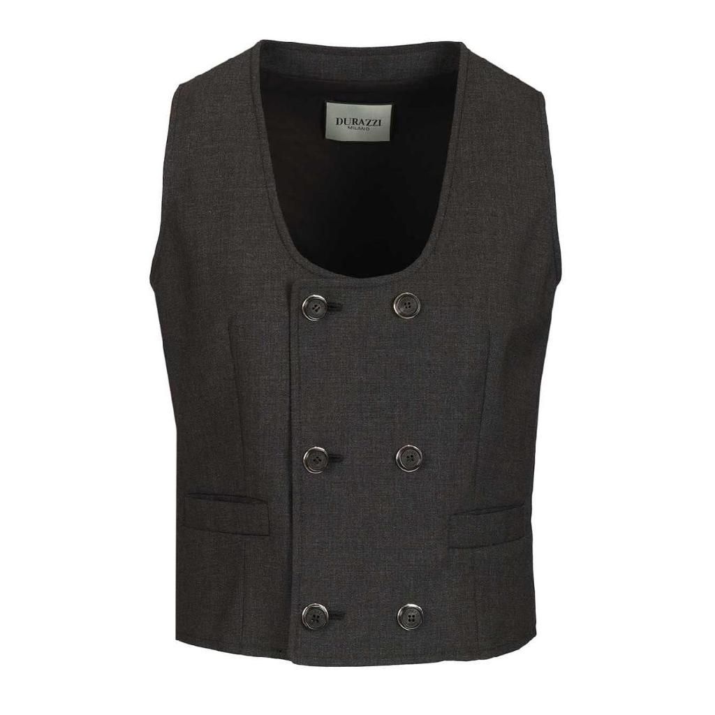 두라치 밀라노 [해외] 두라지 밀라노 두라치 밀라노 Tailored double breasted vest SS26V01 TT0083GR05 [관부가세포함]