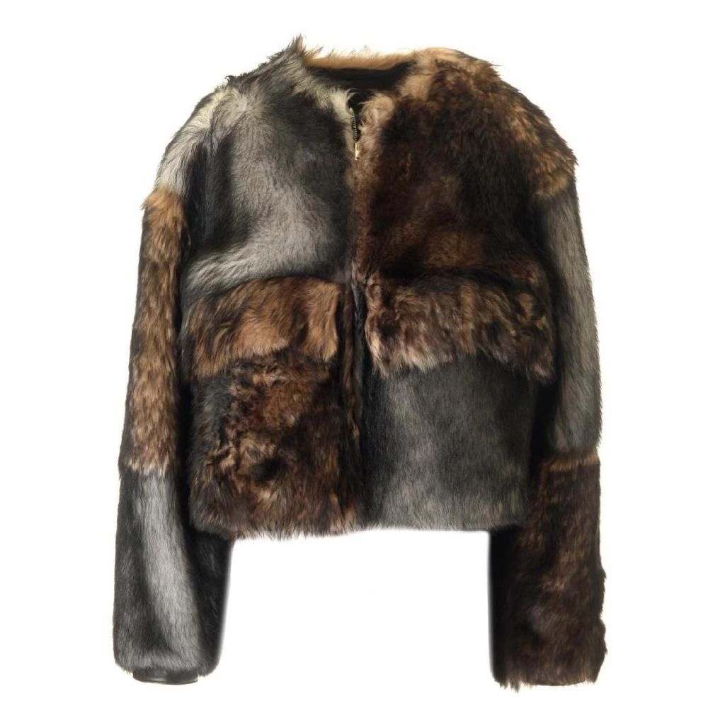 두라치 밀라노 [해외] 두라지 밀라노 두라치 밀라노 Crewneck fur coat FW24LO02 049AGEGR01 [관부가세포함]