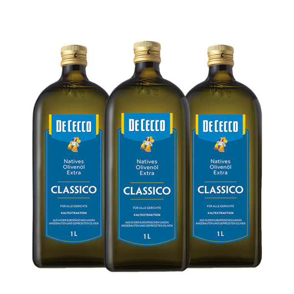 데체코 엑스트라버진 올리브오일 클라시코 1L X 3병 식용유
