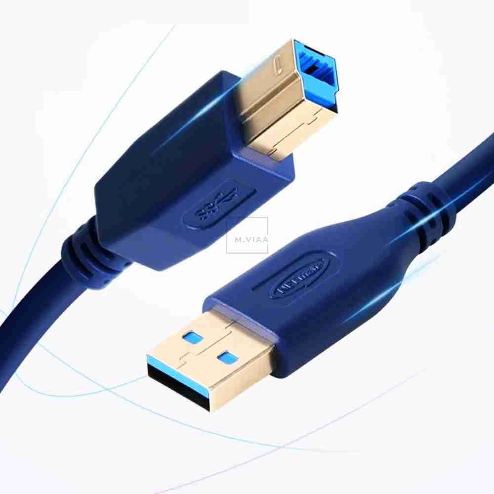 엠비아6 USB3.0 AM BM 케이블 2m 블루 USBAB케이블 USBB타입케이블 USB3.0케이블 외장하드케이블 USB3.0데이터케이블 USB케