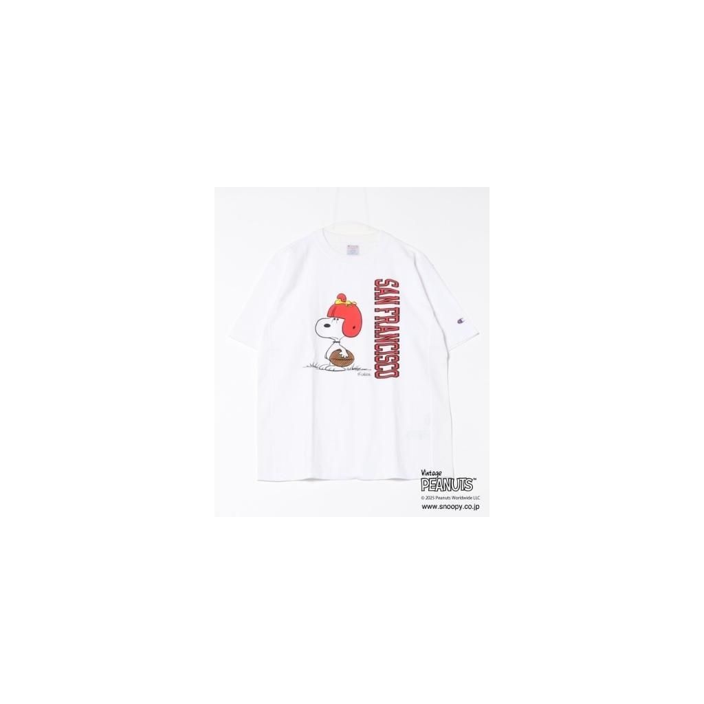 챔피온 [해외] 챔피온C3-B351RW SHORT SLEEVE T‑SHIRTPEANUTS 콜라보 티셔츠피넛스누피 95530868 ZO