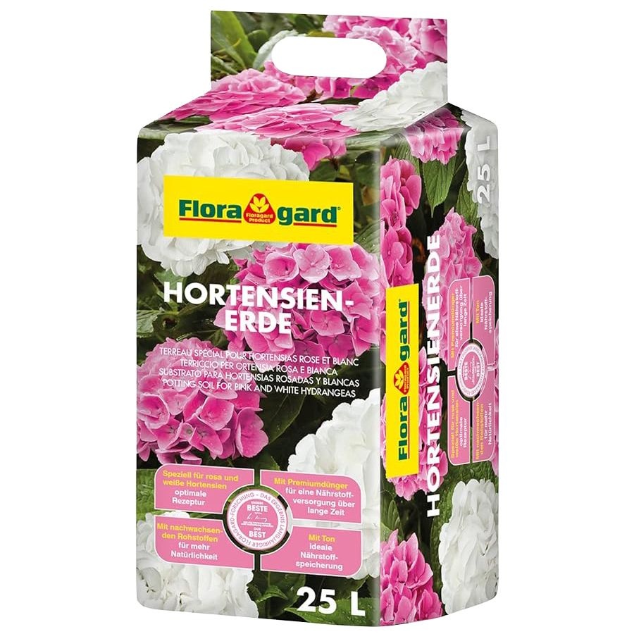 웰가드닝 독일산 Floragard 플로라가드 수국 전용상토 흰색과분홍색 25리터