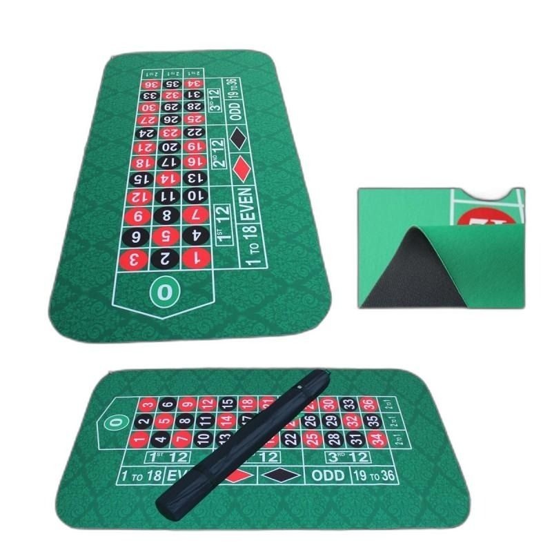 카지노 룰렛 테이블 매트 러버 패드 포커 게임 테이블 보호 논슬립 깔판