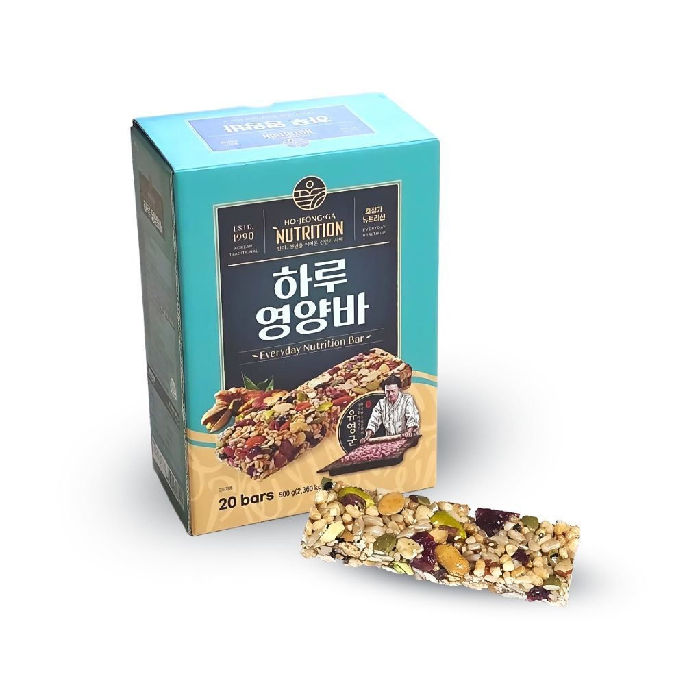 [호정식품]호정가 하루영양바 (20개입) 견과류 가득 프리미엄 뉴트리션바