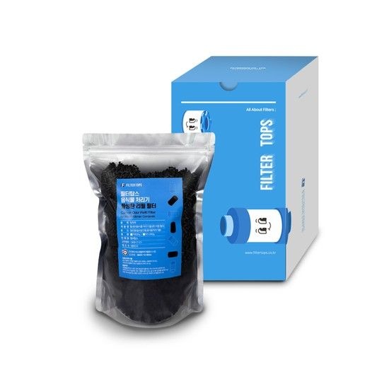 필터탑스 [호환] 미닉스 더플렌더 PRO MNFD-120 호환용 프리미엄 음식물 처리기 활성탄 리필 필터 500