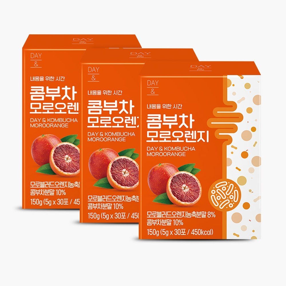 참앤들황토농원 입 입 모로오렌지 5g 30개 3개 콤부차 모로오렌지맛 데이앤 시원한 데일리티