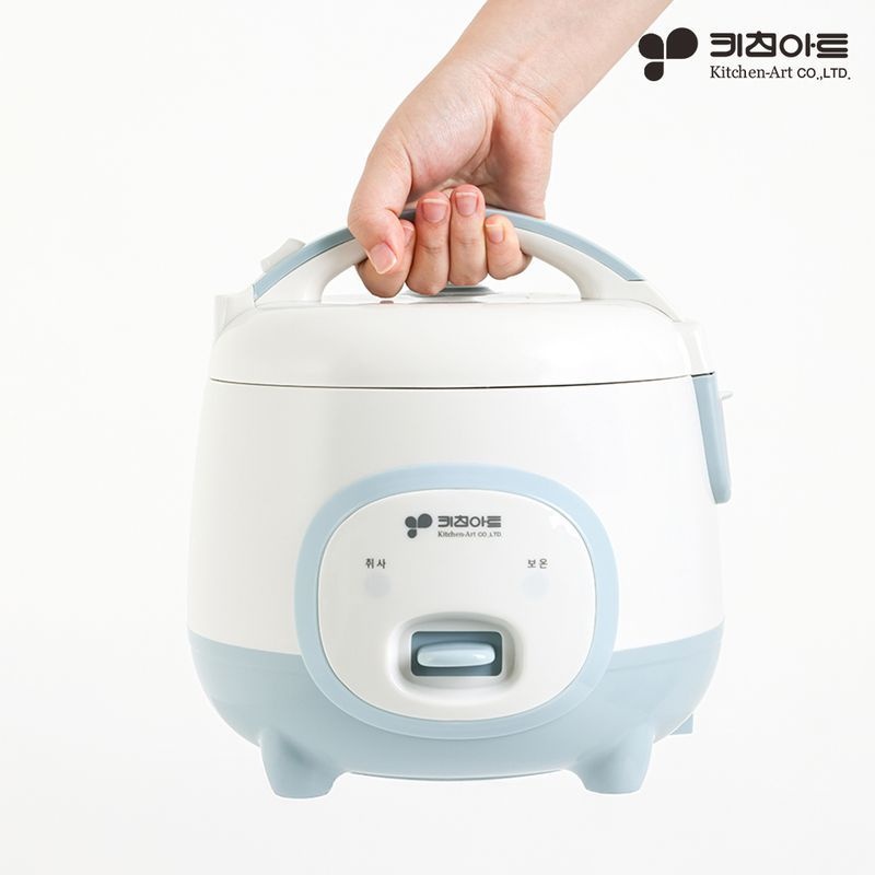 키친아트 3인용 원터치 미니 소형 보온 자취 원룸 캠핑 전기밥솥 KRC-6903 /NSM