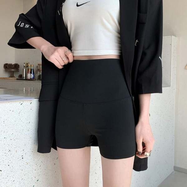 [라이프커머스] (스타일하우스)레깅스 쫄바지 하이웨스트 바이커 쇼츠 운동 스포츠 요가 3부