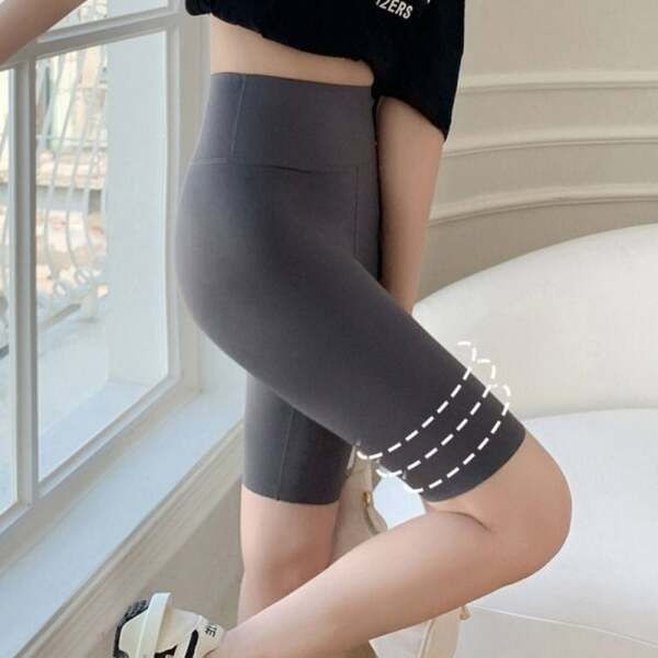 [라이프커머스] (스타일하우스)레깅스 쫄바지 여성 하이웨스트 힙업 신축성좋은 심리스 5부