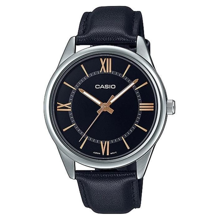 [패션플러스][카시오]CASIO 카시오 MTP-V005L-1B5 남성시계 가죽 손목시계 (14650677A)