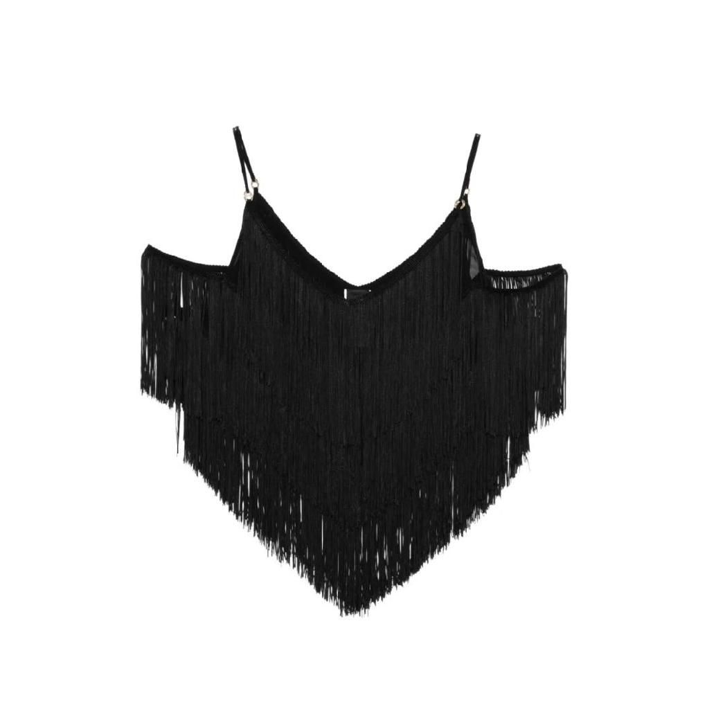 핀코 Giappone fringe embellishment blouse 100913A0K8 TP453211195