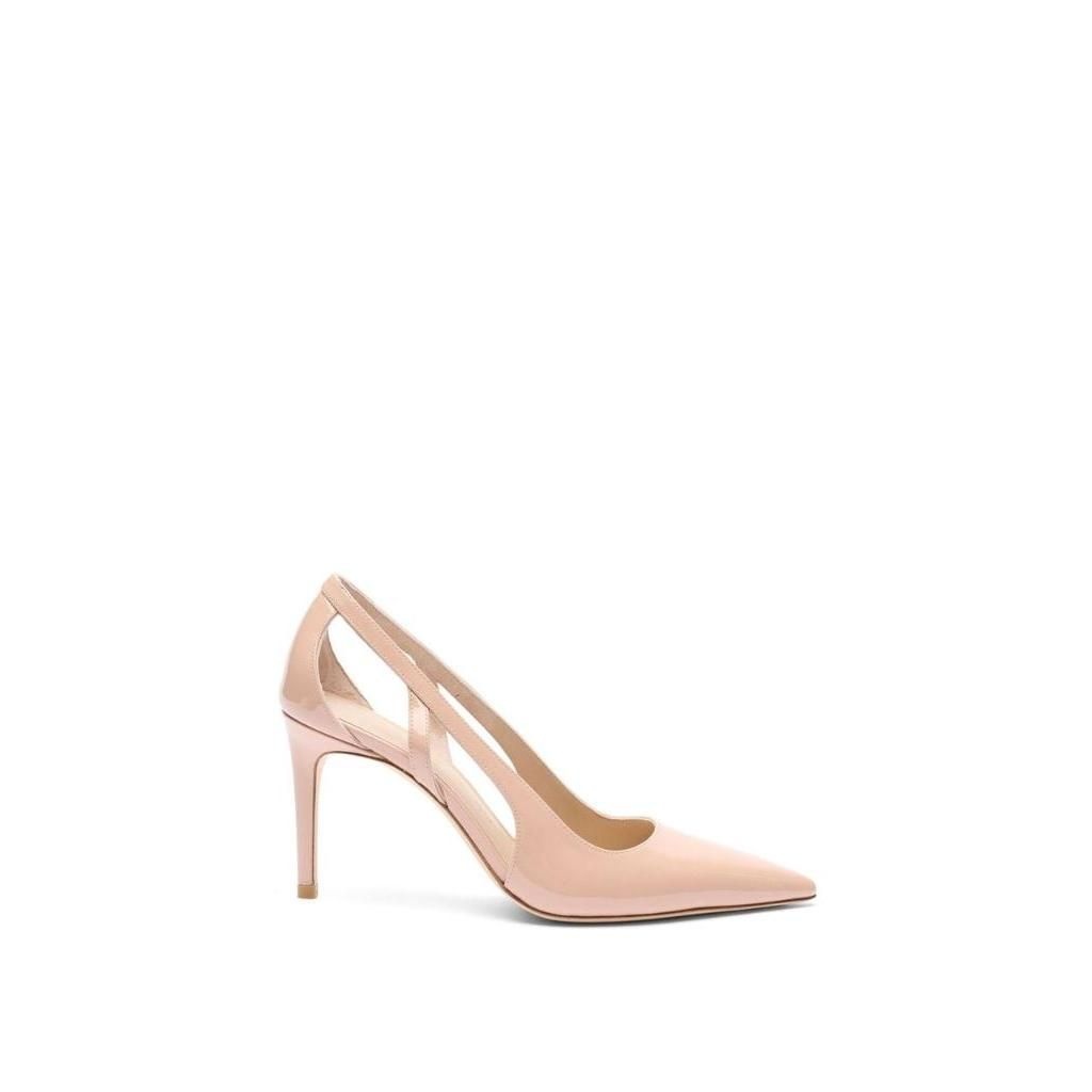 스튜어트 와이츠먼 포인티드 토 컷아웃 펌프스 SM482 PATY6Q TP971367640