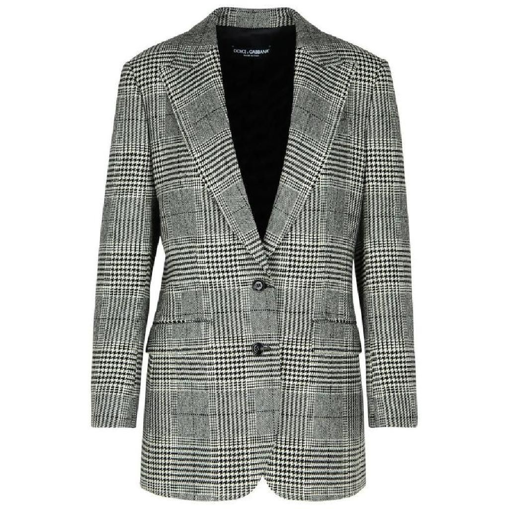 돌체앤가바나 돌체앤가바나 싱글브레스트 글렌플레이드 재킷 F290XTFQ2MV S8100QUADRICHECKTARTAN TP934921543