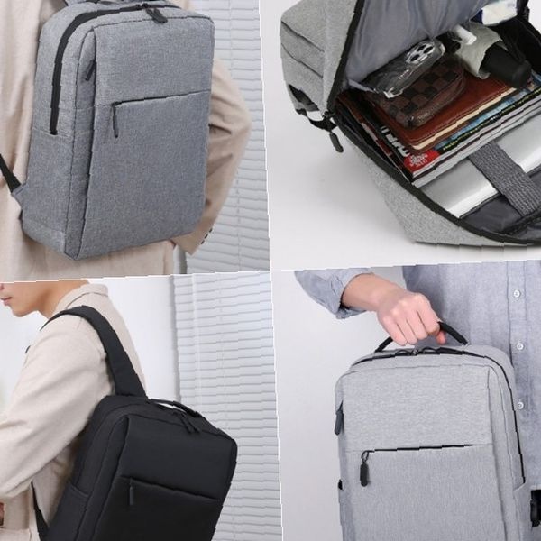 가방 슬림 남성 15인치 캐주얼 스퀘어 노트북 백팩 정장 회사원 비즈니스 대학생