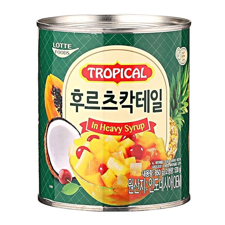 후르츠칵테일 850G/롯데
