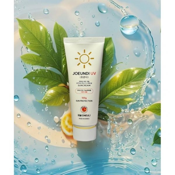 피부보호 여름필수 피부관리 선크림추천 선케어제품 자외선 선크림 차단 SPF50 / 조은디선크림 PA+++