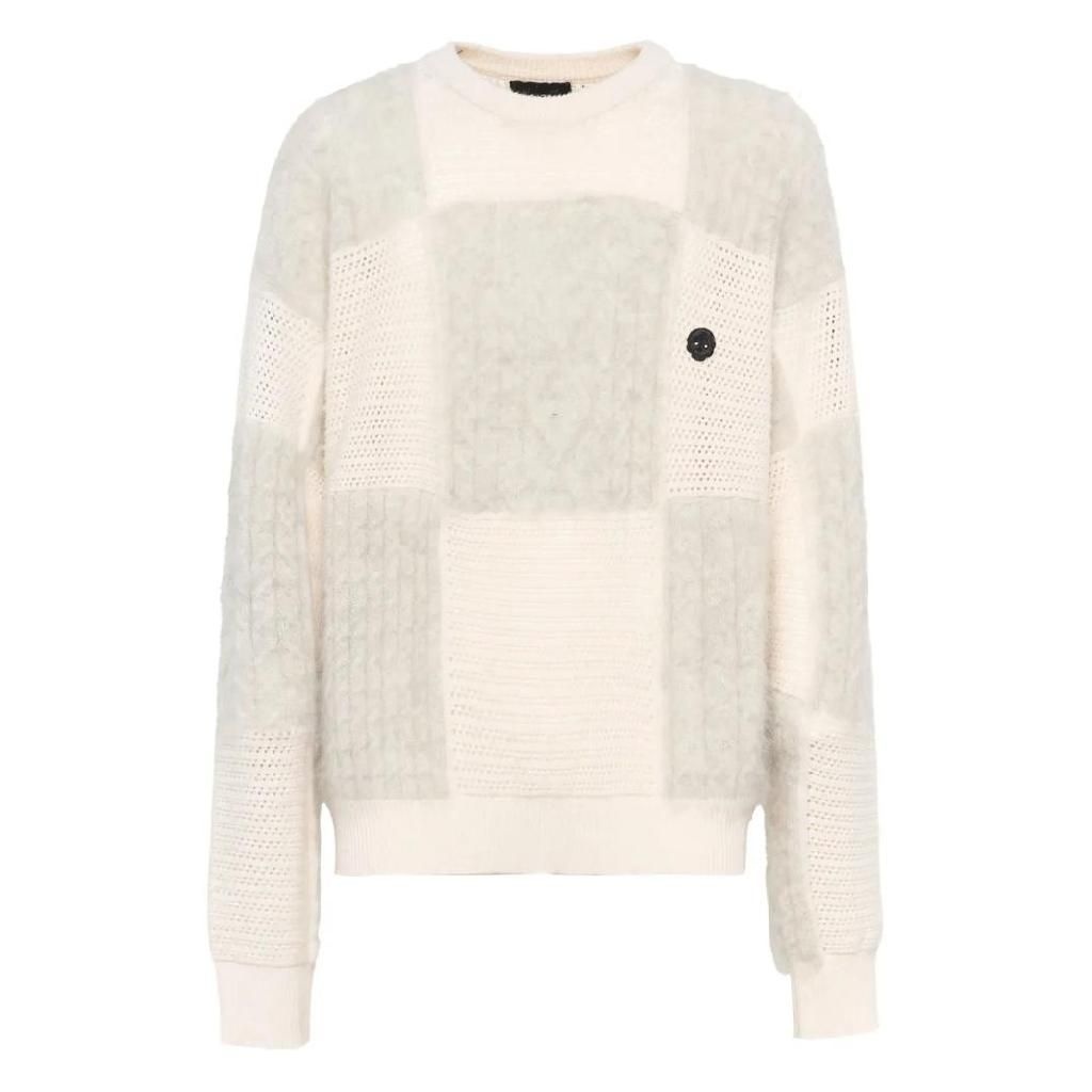 존 리치몬드 존리치몬드 패치워크 케이블 니트 스웨터 RMA25090MA TP450806918