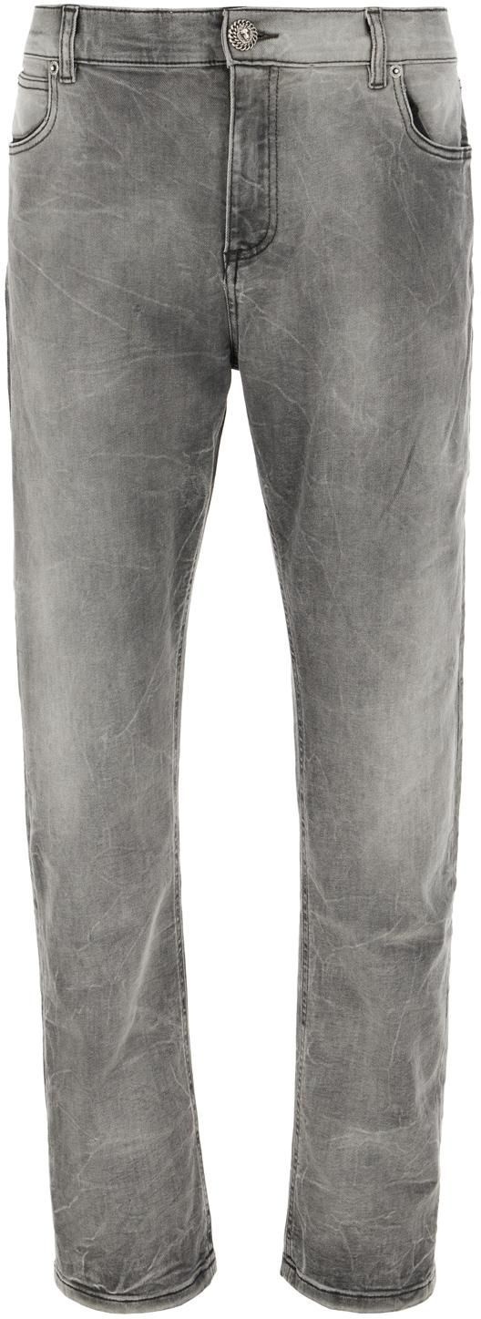 발망 24FW 발망 데님 팬츠 DH1MI043DE739FK GREY