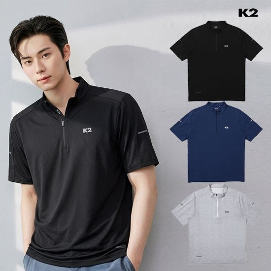 [롯데온] K2 홀리텍 반팔 집업 티셔츠 (33,880원/무료)