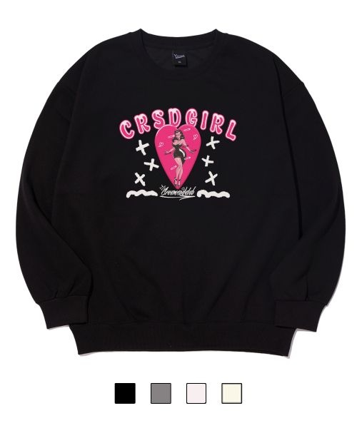 <매장정품> CREAM SODA LAB 크림소다랩 씨알에스디걸 스웨트 셔츠 CGZK22P016 1340658