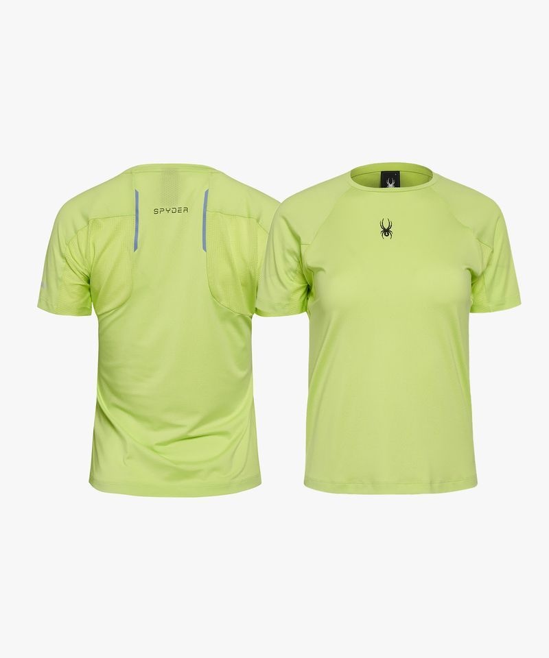 SPYDER 스파이더 여성 러닝 프로웹 반팔 티셔츠 SPHMCNRS282WLYL 72Y018 82K793