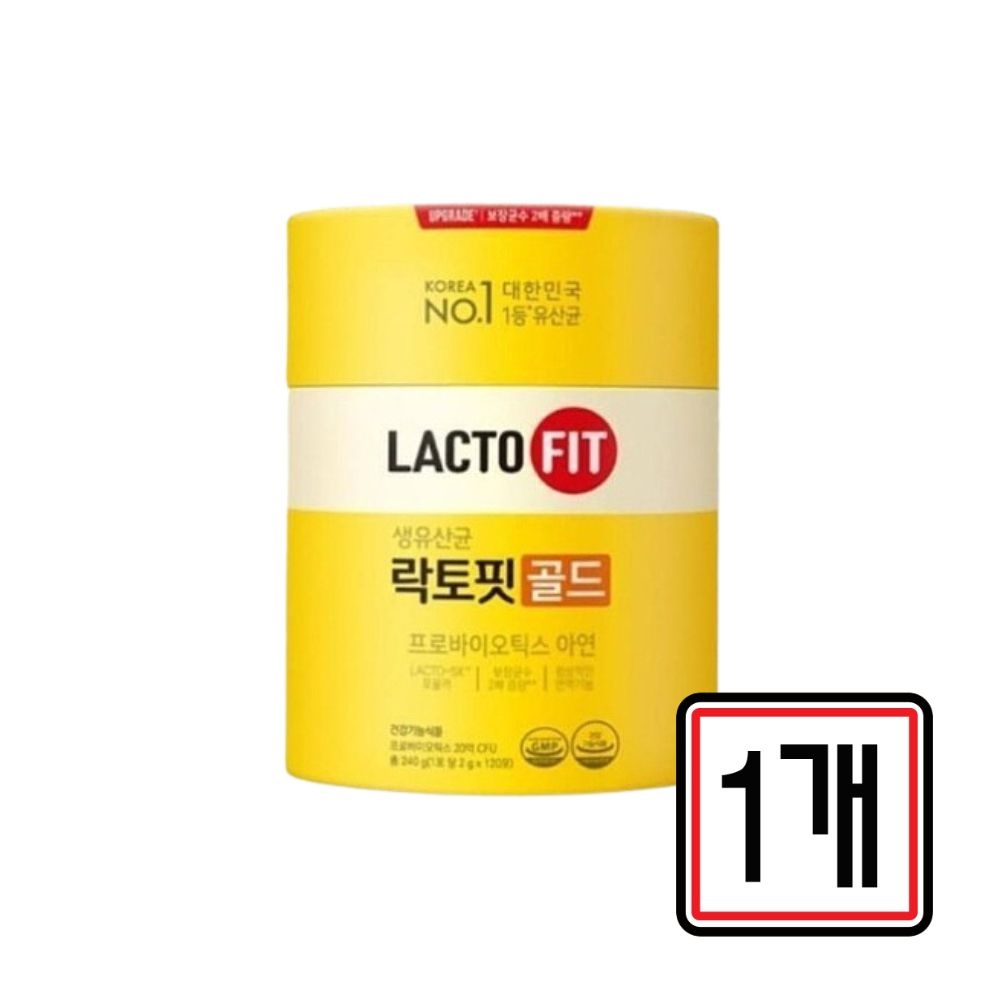 종근당건강 락토핏 생유산균 골드 120포 중년 시니어 노인 여자 남자 장건강 도움 프로바이오틱스