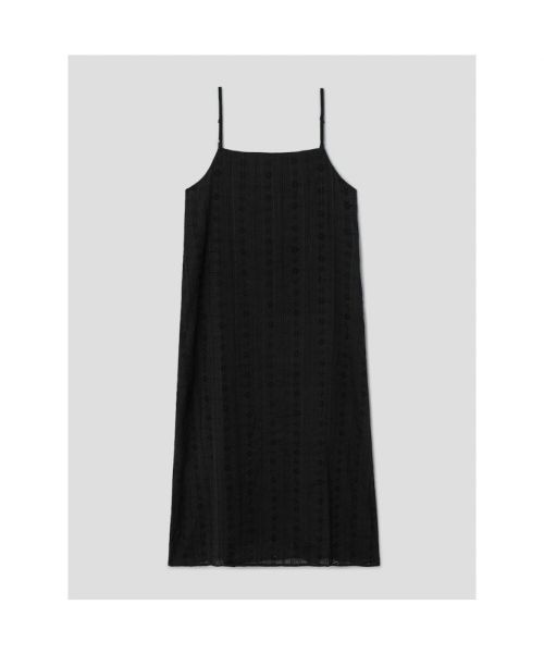 8SECONDS 에잇세컨즈 8SECONDS 아일렛 롱 원피스 블랙 356471WM05 314493