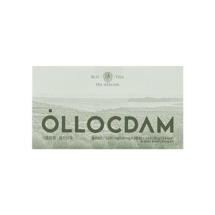 올록담 올리브3 1500mg x 24포 x 1박스