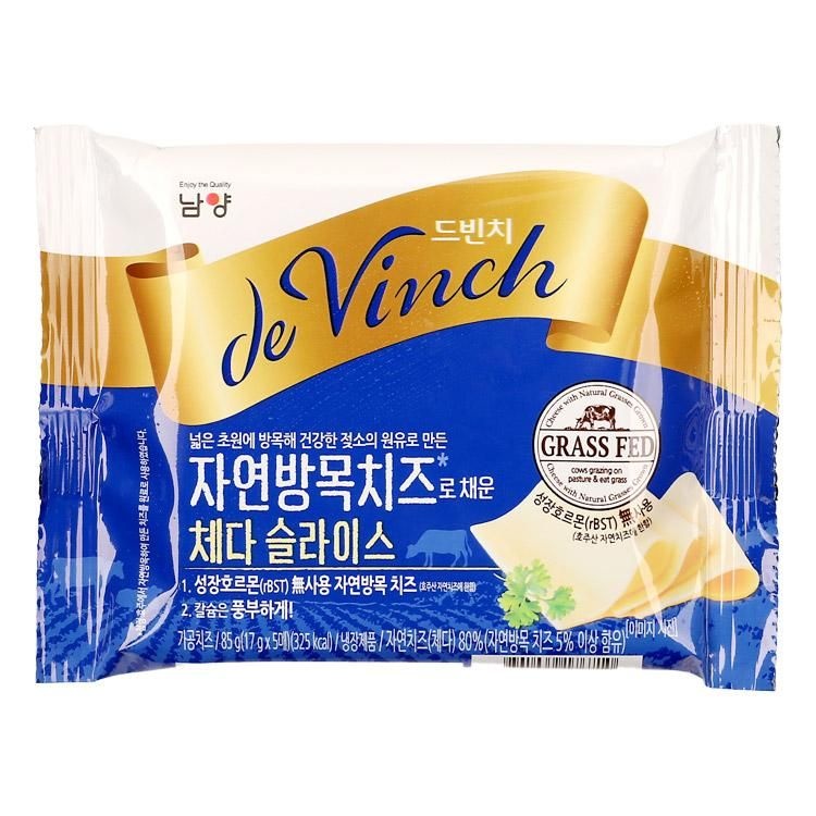 드빈치체다슬라이스치즈 85G(17Gx5매)/남양유업(주)