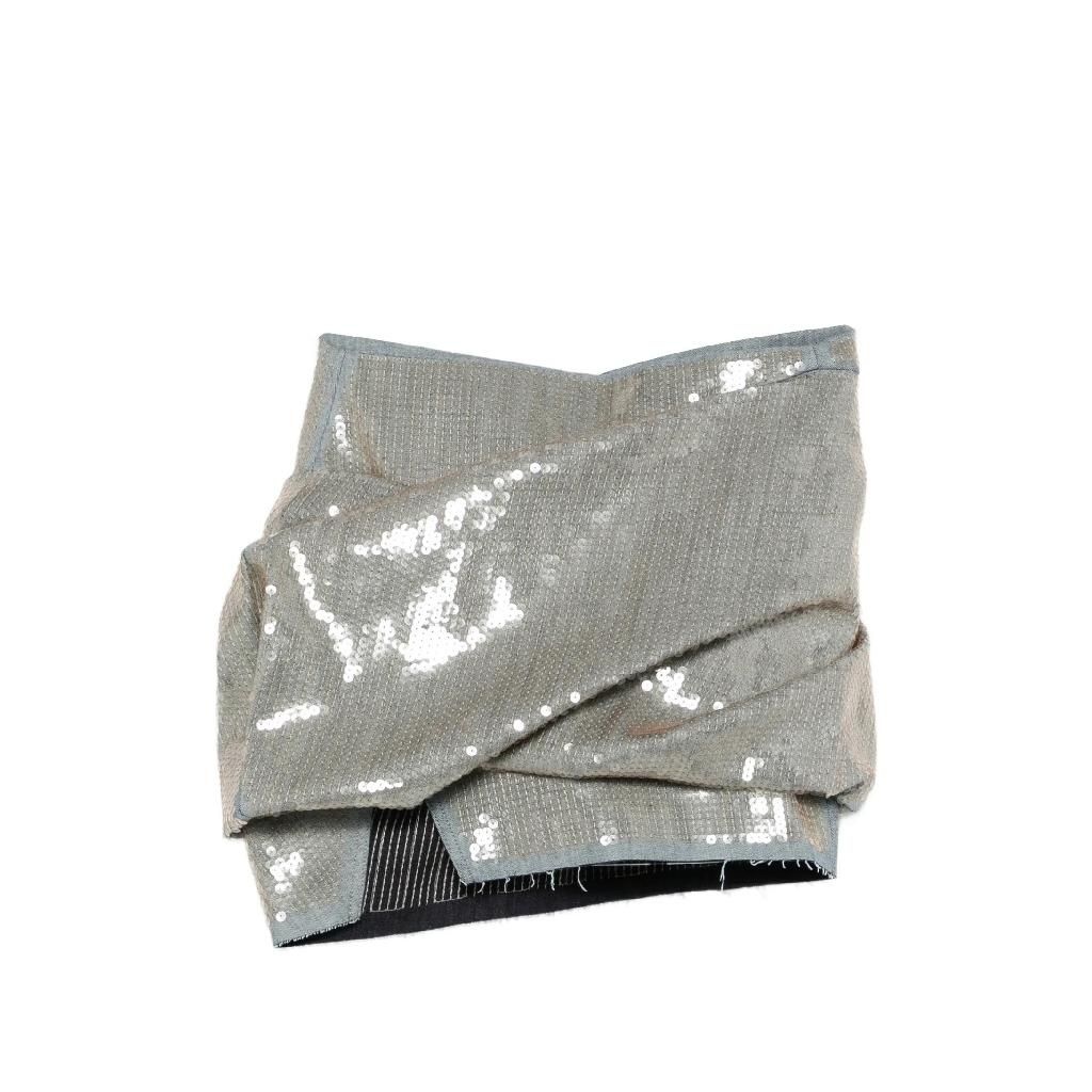 릭 오웬스 릭오웬스 sequin embellishment mini skirt 10724957094152 TP722615046