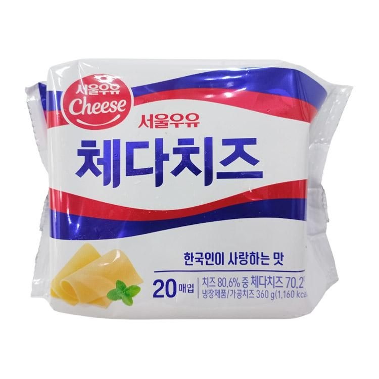체다치즈 360G(20매)/서울우유
