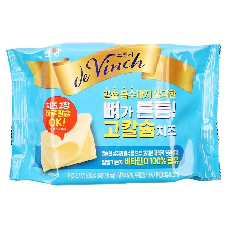 드빈치고칼슘치즈 270G(18Gx15매)/남양유업