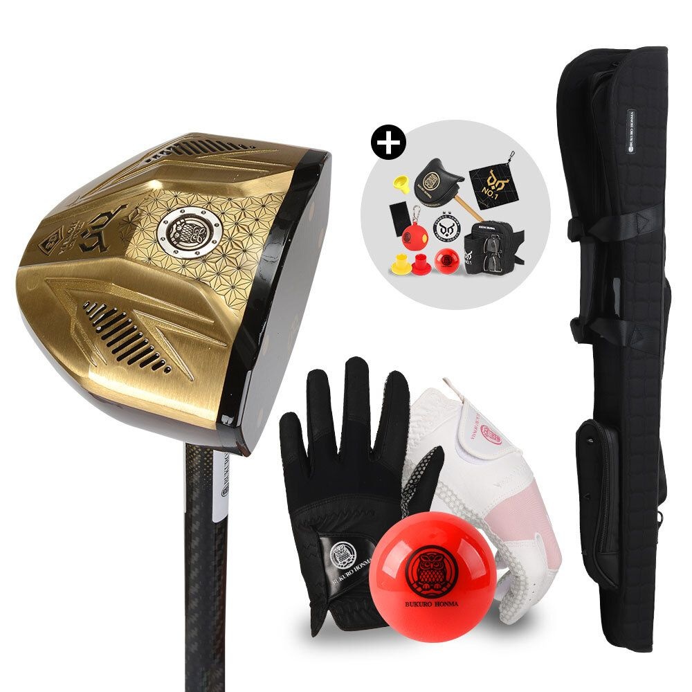 [패션플러스][부쿠로혼마][12종풀세트] 부쿠로혼마 우드 3스타 이지퍼스트 협회 인증 파크골프채 12종 세트