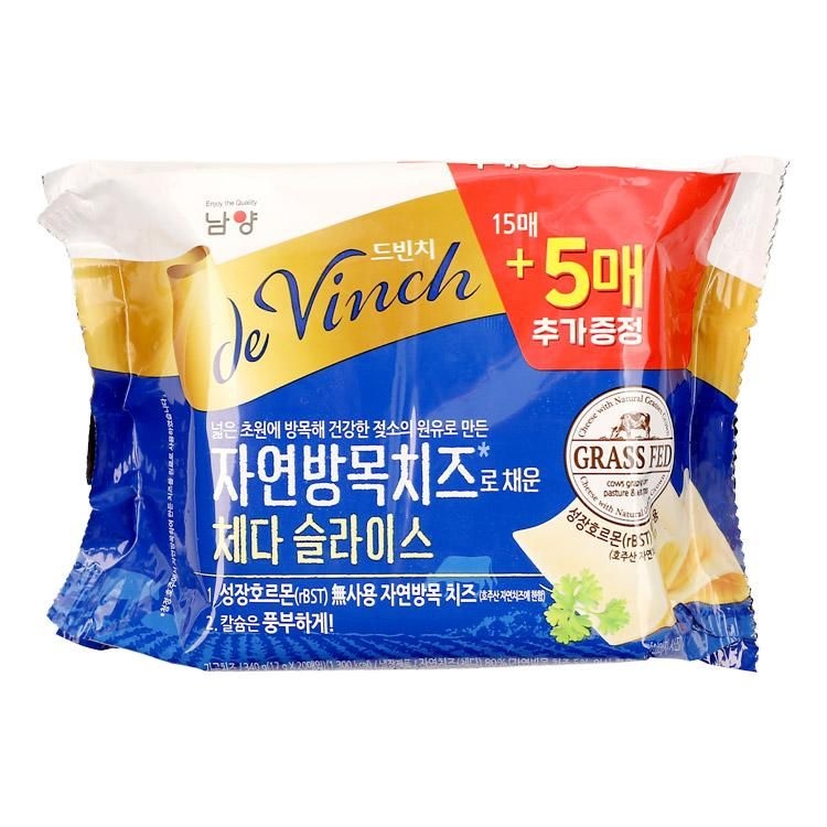 드빈치체다슬라이스치즈 340G(17Gx15+5매)/남양유업