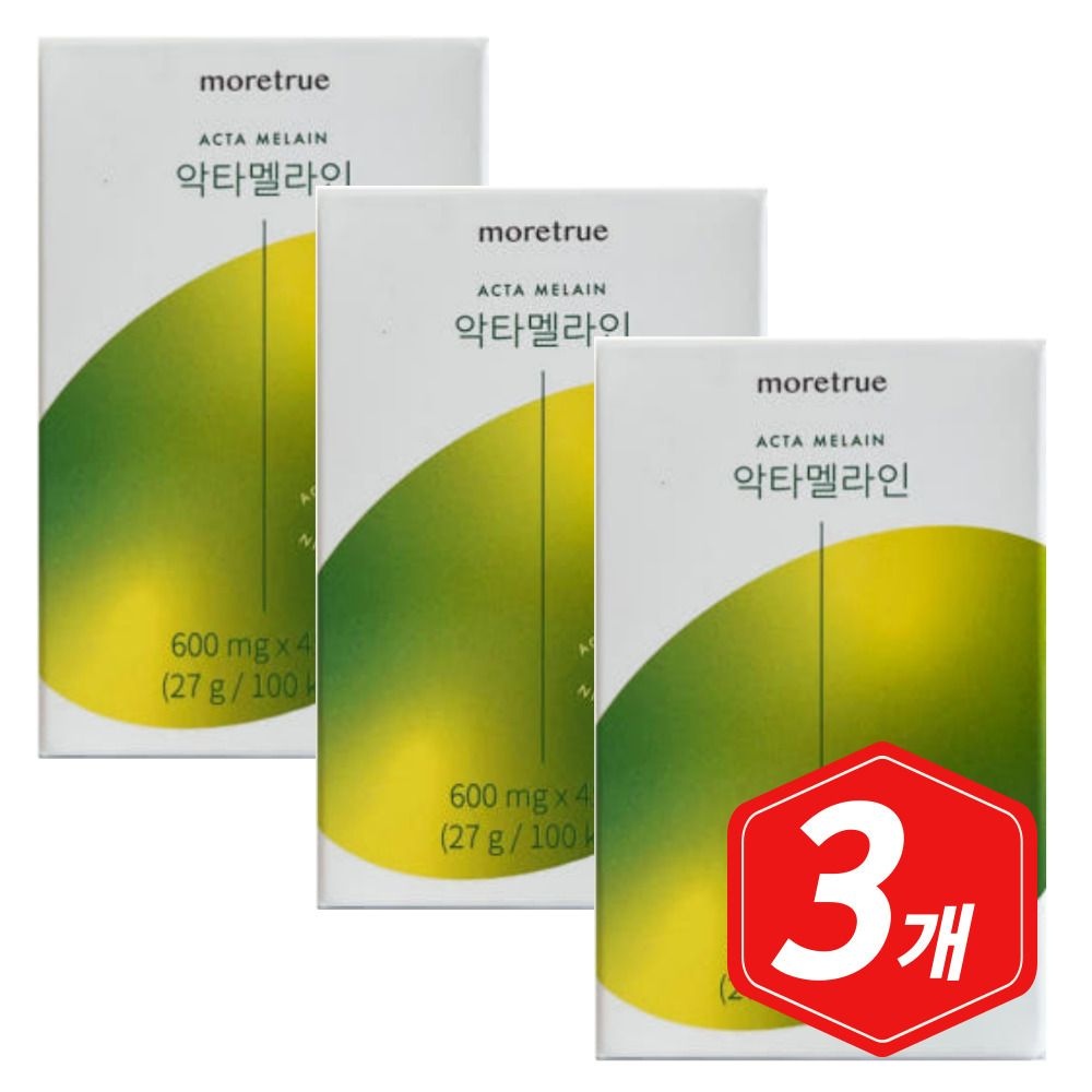 중년 여성 케어 모어트루 악타멜라인 악타진 파인애플 효소 브로멜라인 45정/ 3개