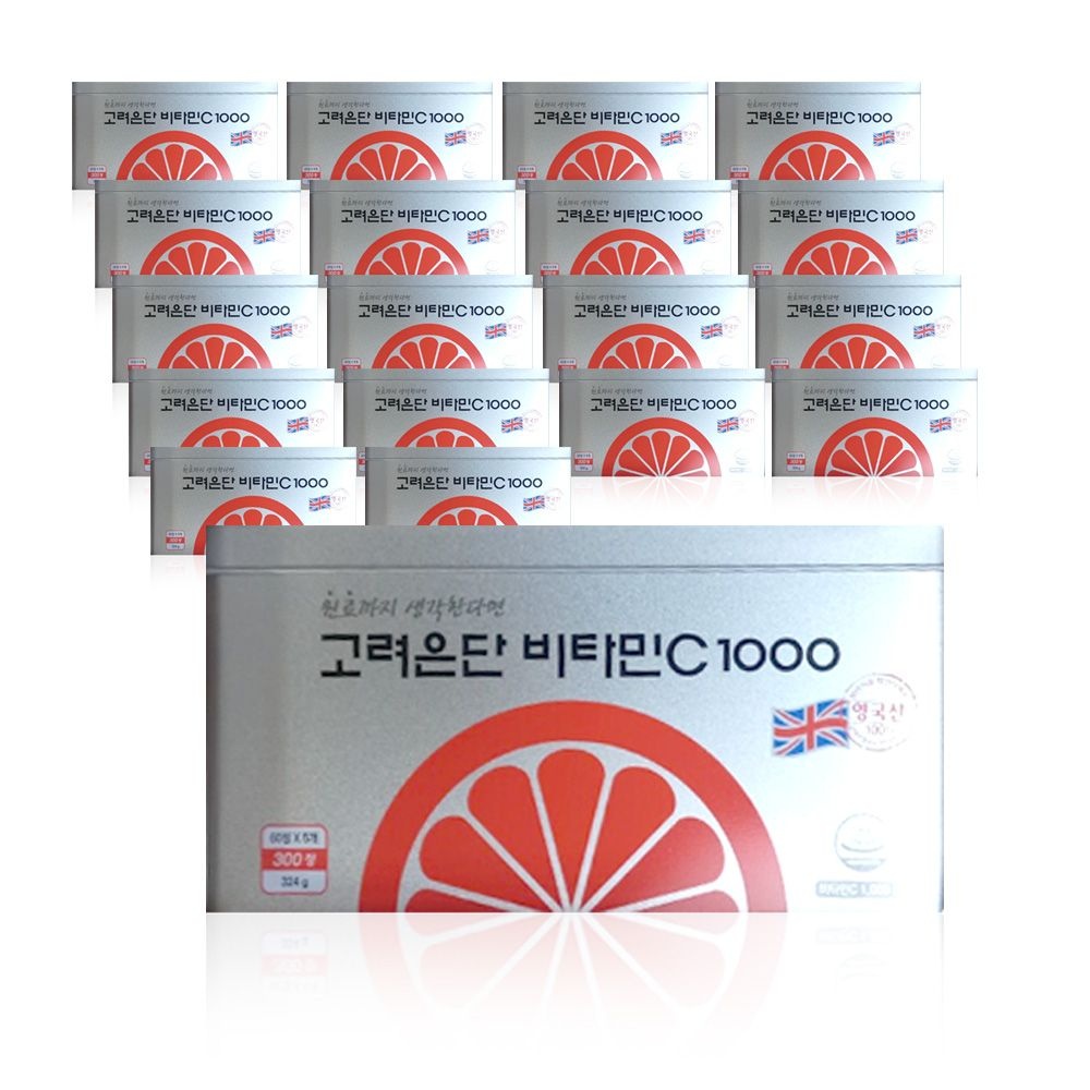 고려은단 비타민C1000 1080mg 300정 19개