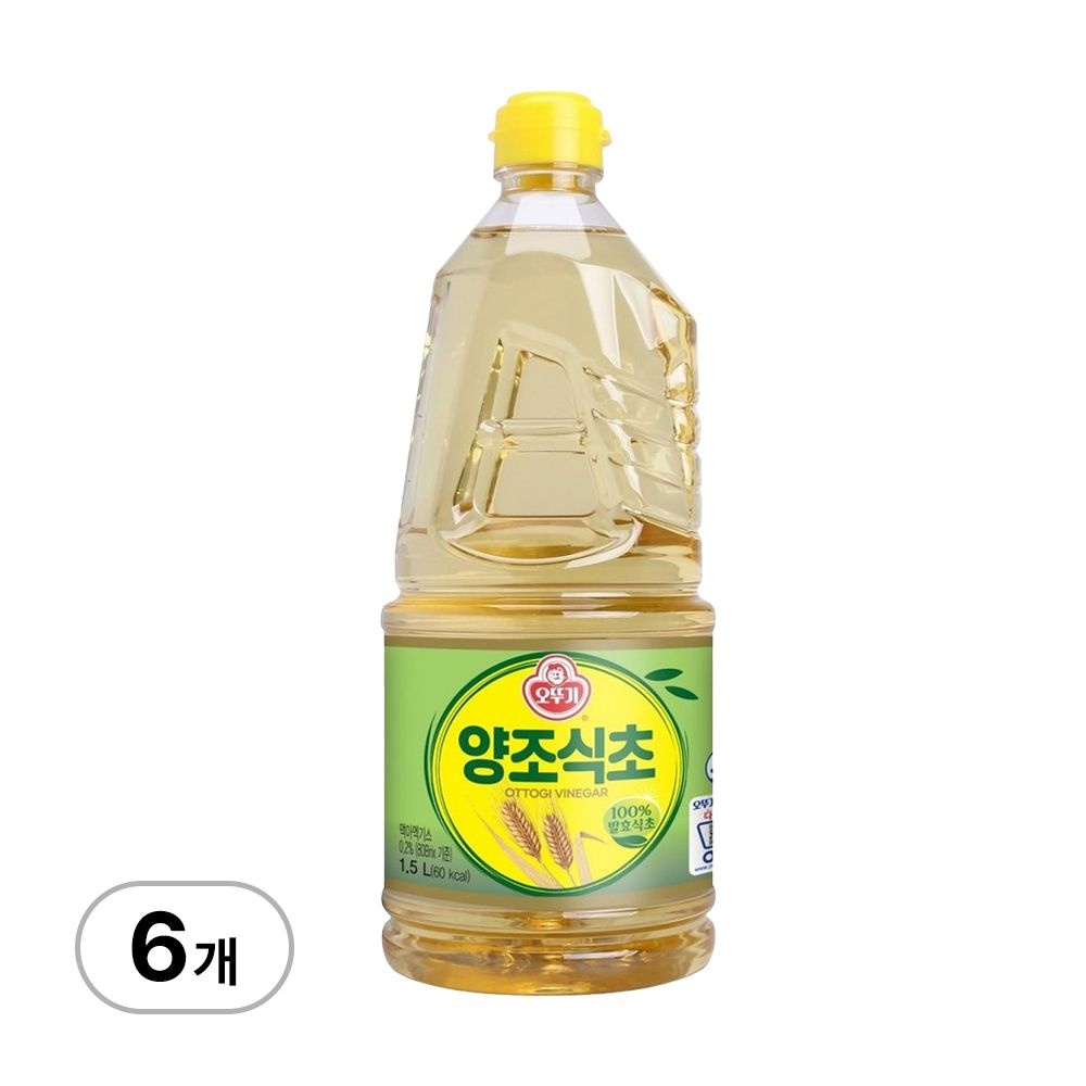 오뚜기 양조식초 1.5L x 6개