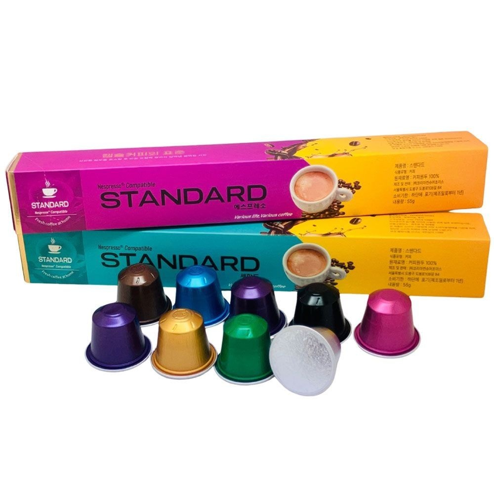 올카페 스탠다드 알루미늄 네스프레소호환 캡슐 커피 랜덤 100개