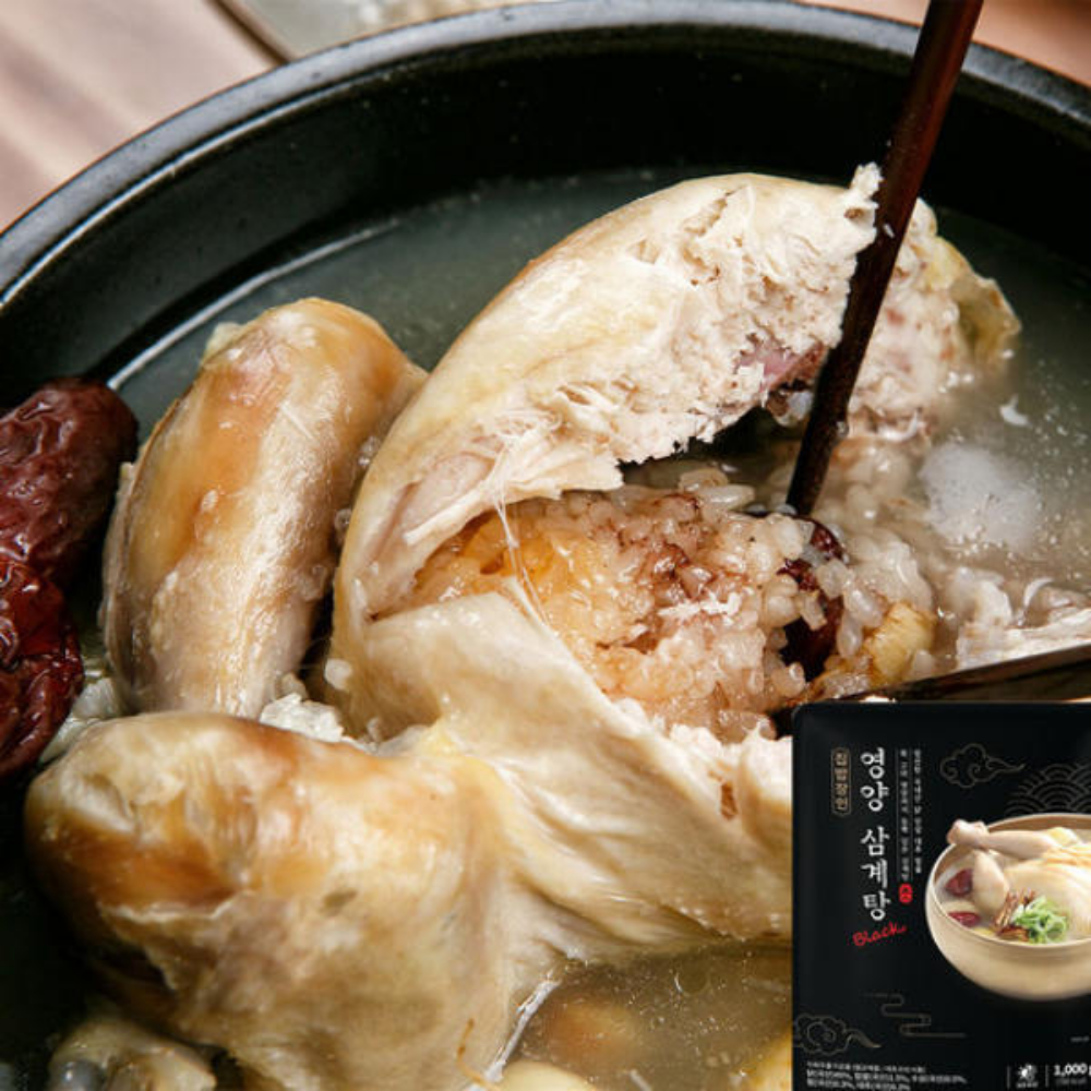 [오늘출발] 집밥장인 참이맛 영양삼계탕 블랙 1kg