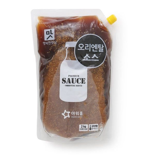 삼둥이수산아워홈 오리엔탈 드레싱 소스 2kg x8개