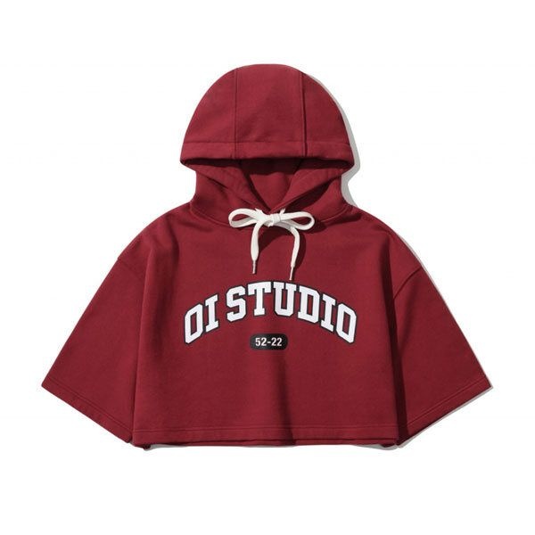 오아이오아이컬렉션 ARCH LOGO CROP HOODIE 4color 1202745